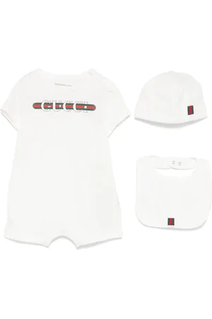 Gucci Logo-print cotton romper