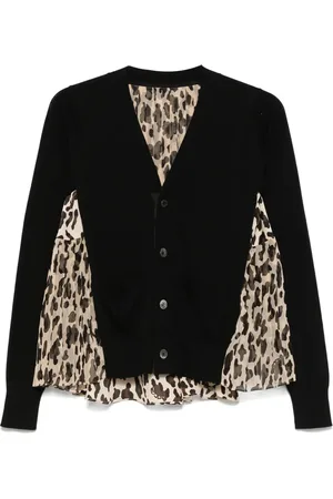SACAI Panelled cardigan