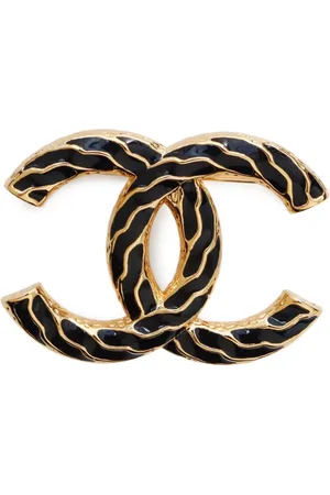 CHANEL 2024 CC Logo brooch