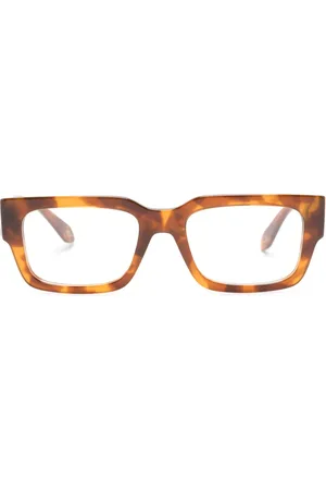 Giorgio Armani Tortoiseshell rectangle-frame glasses