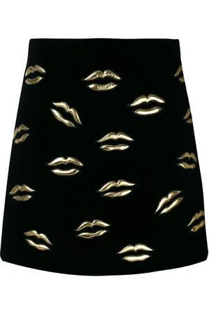 Givenchy Lip print mini A-line skirt
