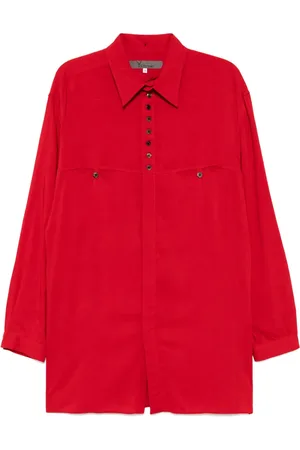 YOHJI YAMAMOTO Spread-collar shirt