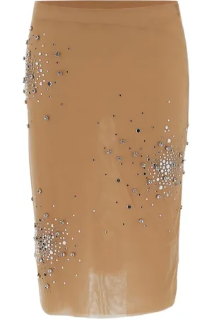 Des Phemmes Rhinestone-embellished skirt
