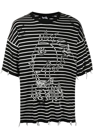 HACULLA Jac Punk striped cotton T-shirt