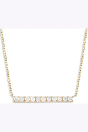 LB Exclusive 14K gold diamond necklace
