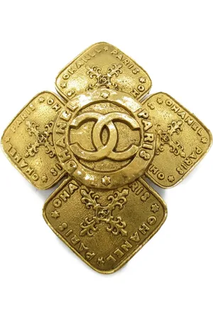 CHANEL 1986-1988 Coco Mark brooch