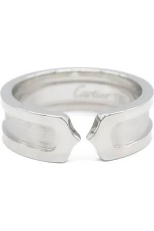 Cartier 2010s 18K white gold C2 ring