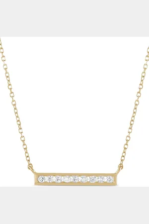 LB Exclusive 14K gold diamond necklace