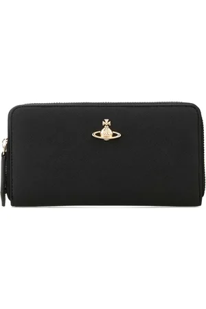 Vivienne Westwood Orb-plaque leather wallet