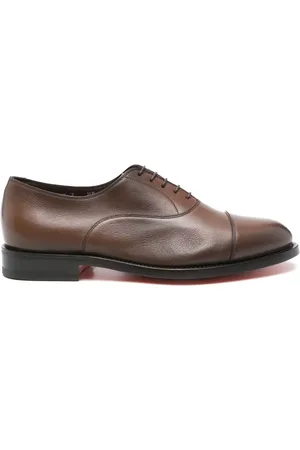 santoni Leather oxford shoes