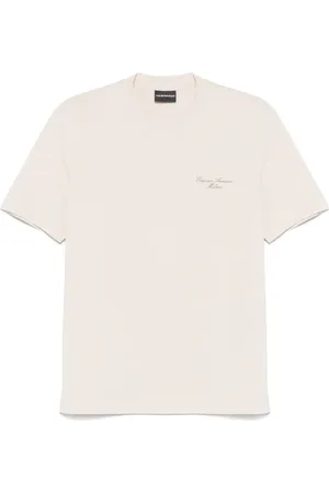 Emporio Armani Logo-embroidered T-shirt