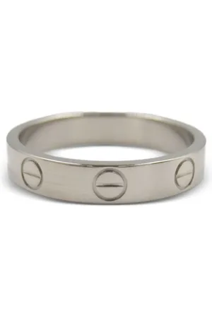 Cartier 2010s 18K white gold mini Love ring