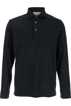 LARDINI Cotton-silk polo shirt