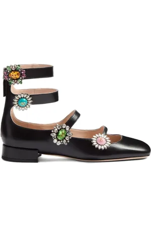 VALENTINO GARAVANI 20mm Preshoes jewelled ballerina shoes