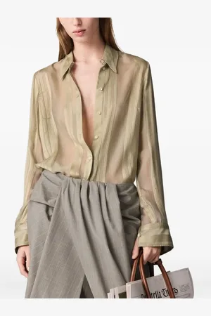 Stella McCartney Sheer striped shirt