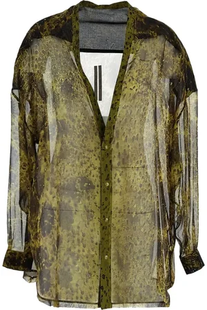 Rick Owens Semi-sheer silk shirt