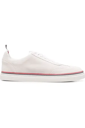 Thom Browne Stripe-detailed low-top sneakers