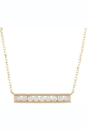 LB Exclusive 14K gold diamond necklace