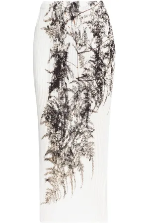 Issey Miyake Pressed Flora maxi skirt
