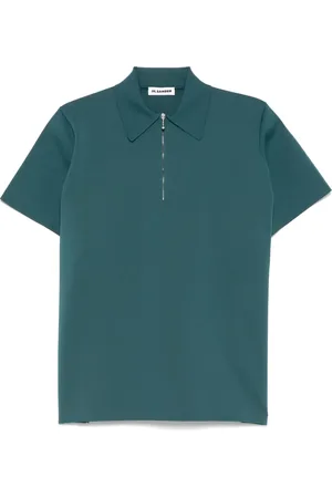 Jil Sander Ribbed polo top