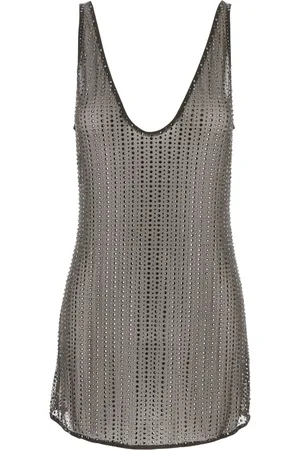 VENUJA Stud-embellished mini dress