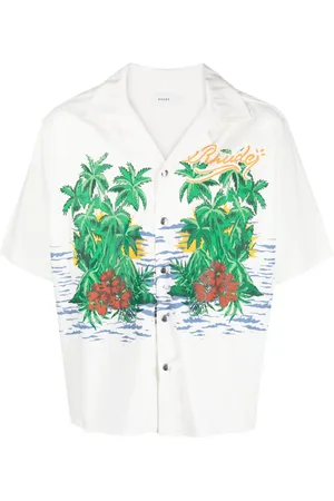 Rhude Palmas Snap short-sleeve shirt