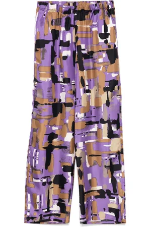 LAURA URBINATI Silk trousers