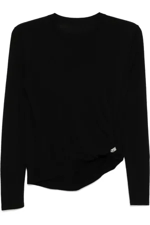 Less Draped knitted top