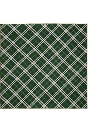 Burberry Checked silk scarf