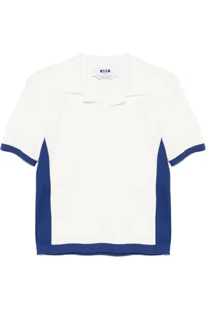 Msgm Contrast-trim T-shirt