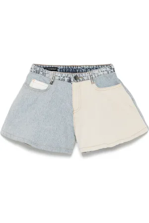 Emporio Armani Contrast-panel denim shorts