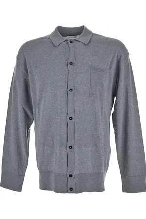 LANEUS Cashmere-blend polo shirt