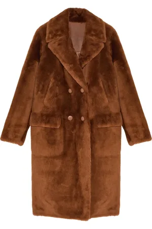 YVES SALOMON Double-breasted merino coat