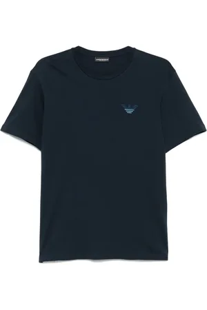 Emporio Armani Embroidered-logo T-shirt