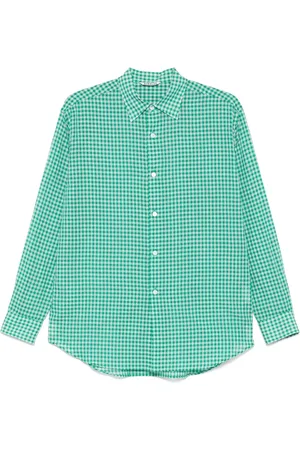 Auralee Cotton checked shirt