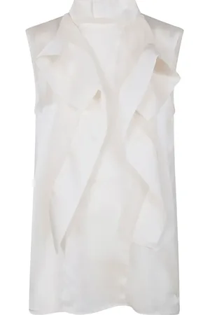 SACAI Ruffle-detail sleeveless top