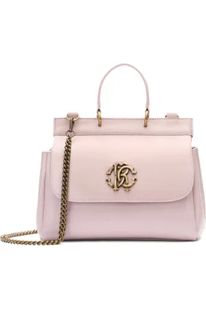 Roberto Cavalli Monogram RC-plaque tote bag
