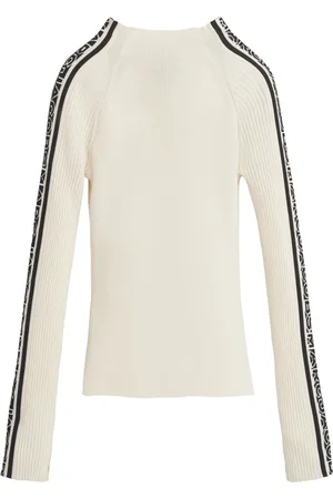 Marc Jacobs Raglan logo mock neck top