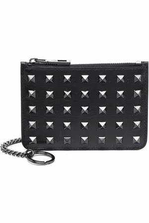VALENTINO GARAVANI Rockstud-embellished cardholder