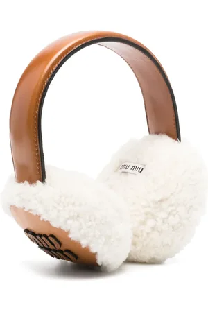 Miu Miu Logo-patch ear muffs
