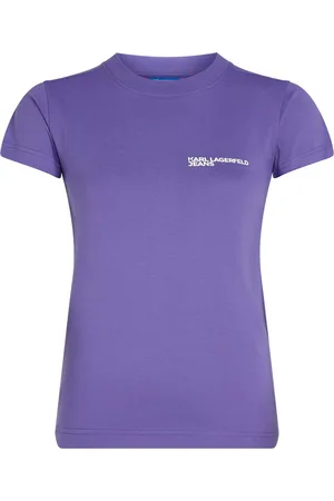 Karl Lagerfeld Logo-print organic-cotton T-shirt