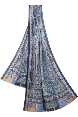 Etro Patterned cashmere scarf