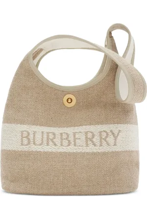 Burberry Small logo-embellished canvas shoulder bag
