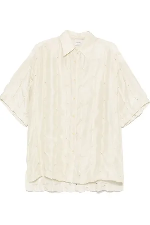 ALYSI Embroidered silk shirt