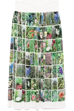 AGNÈS B. Graphic-print skirt