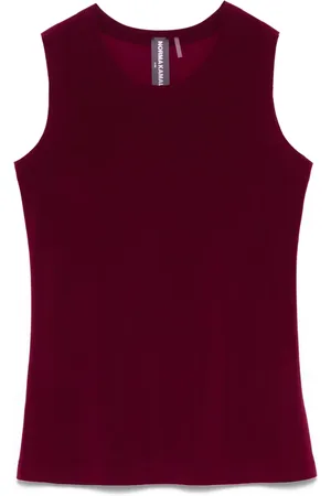 Norma Kamali Crew-neck tank top