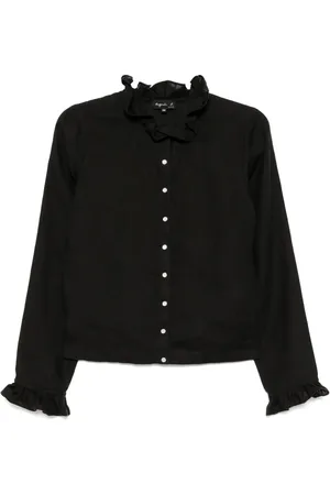 AGNÈS B. Ruffle-trim blouse