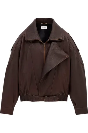 Saint Laurent Leather bomber jacket