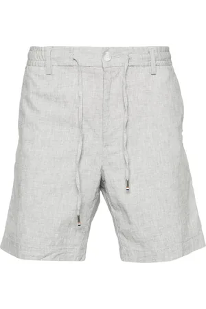 HUGO BOSS M??lange-effect bermuda shorts