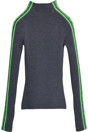 Marc Jacobs Raglan logo mock neck top